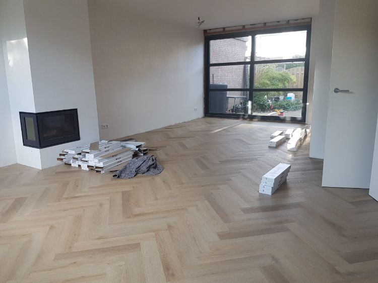 WARP Systems eengezinswoning SpeeTile systeem met afwerkvloer