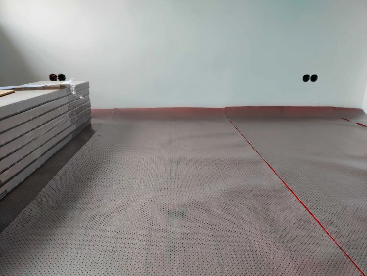 WARP Systems tussenwoning SpeeTherm Systeem heatfoil