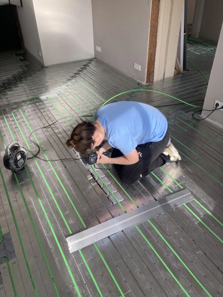 WARP Systems benedenwoning SpeeTherm systeem branden met EPS brander