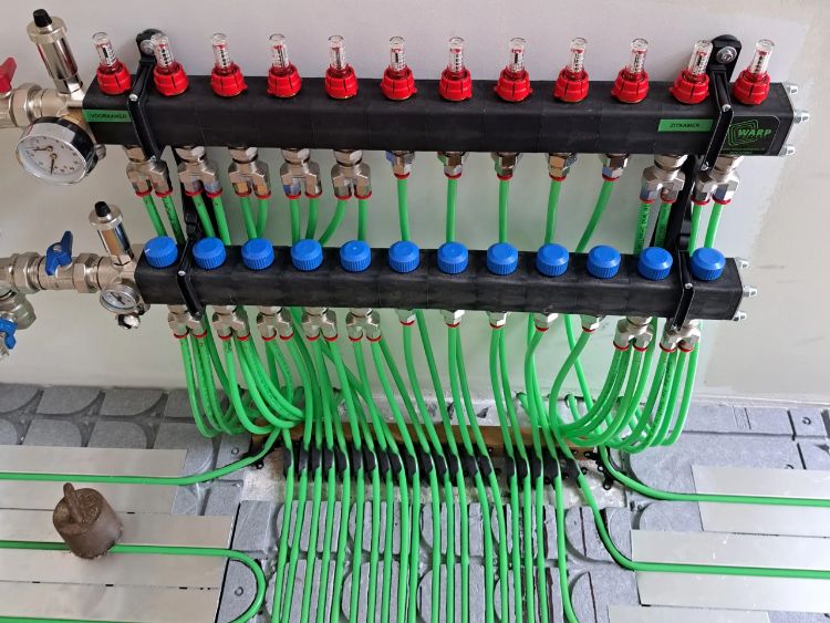 WARP Systems hoekwoning SpeeTherm Systeem verdeler