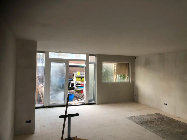 WARP Systems rijtjeswoning SpeeTile Systeem houten ondervloer