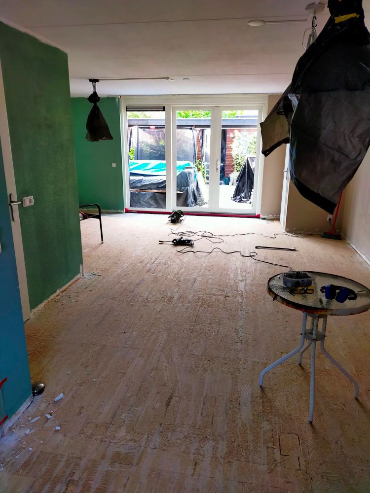 WARP Systems tussenwoning SpeeTile Systeem voor installatie