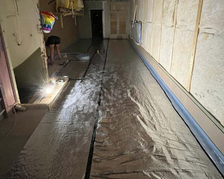 WARP Systems maisonettewoning SpeeTile systeem randisolatie