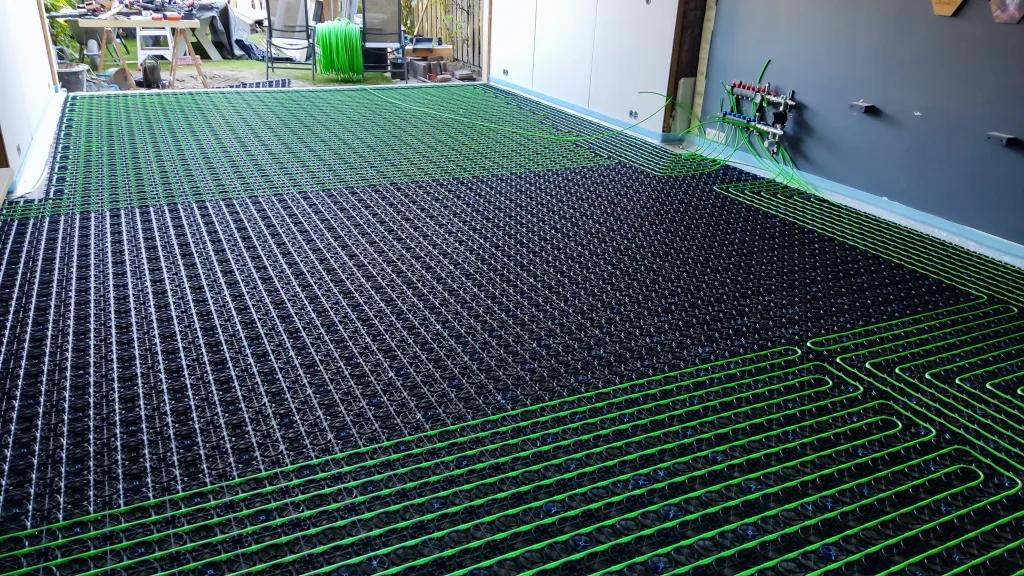 WARP Systems woonkamer tijdens installatie SpeeTube