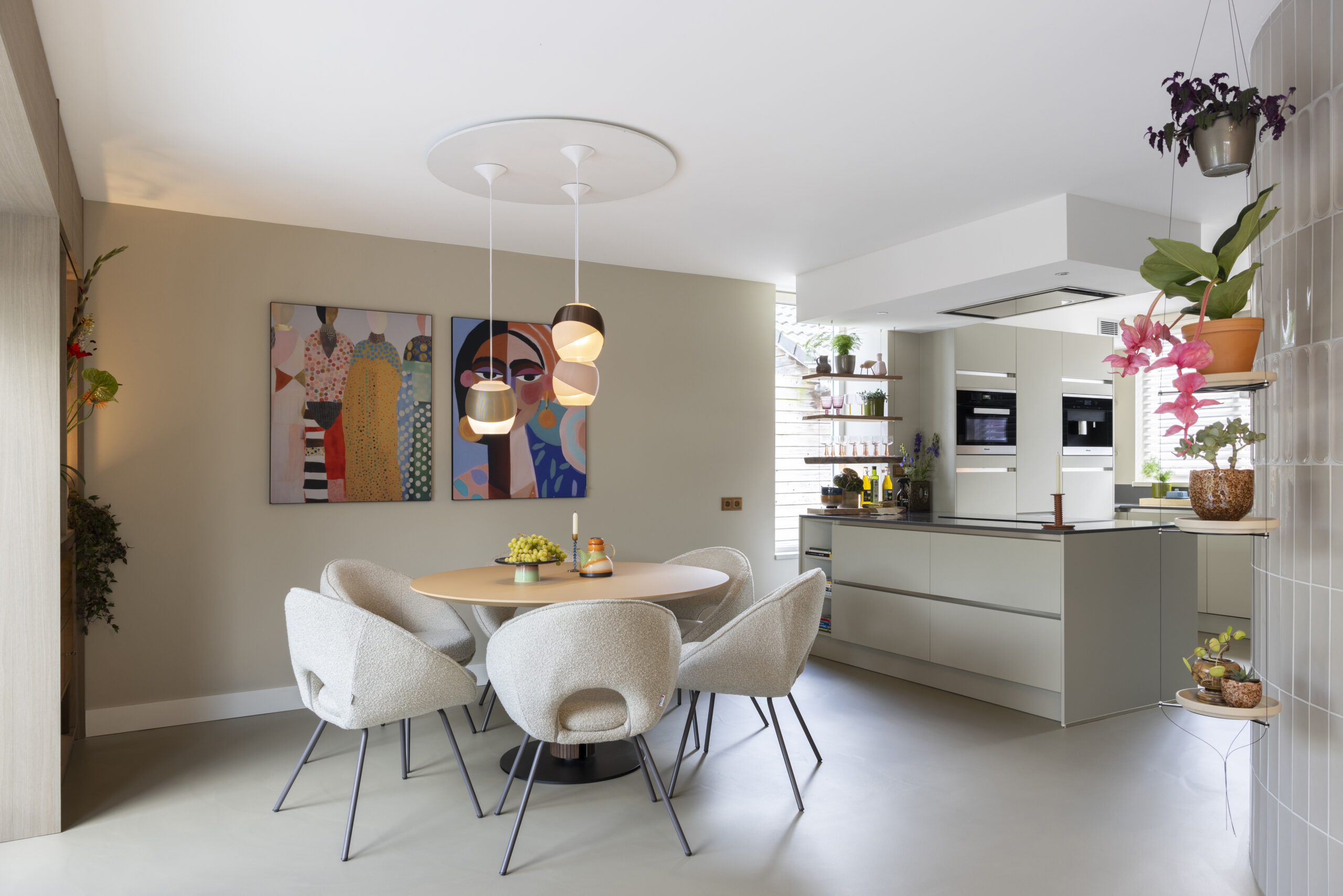 eindresultaat woonkamer Terheijden