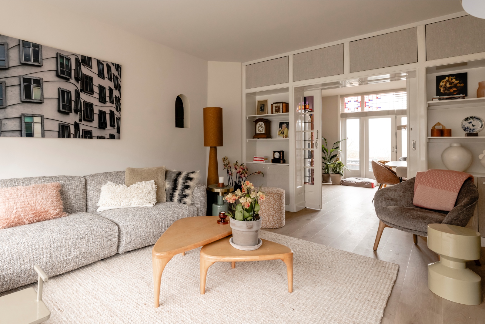 ensuite met vloerverwarming ingericht