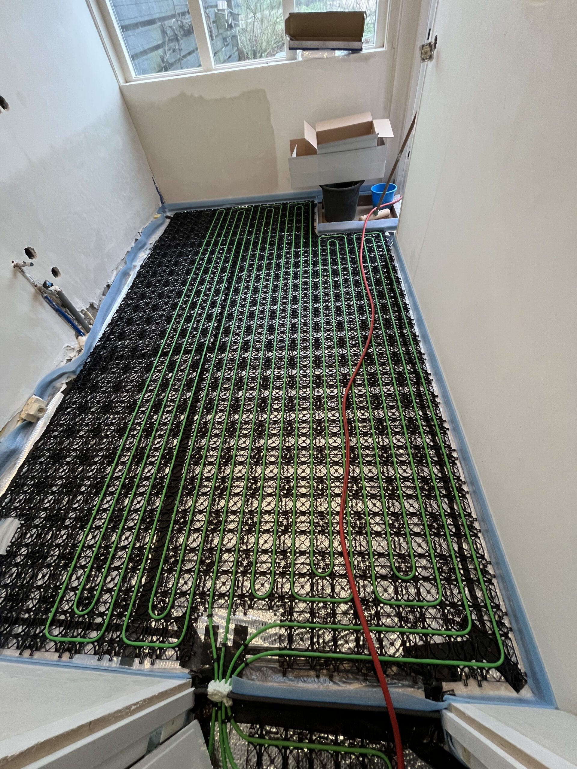 keuken vloerverwarming