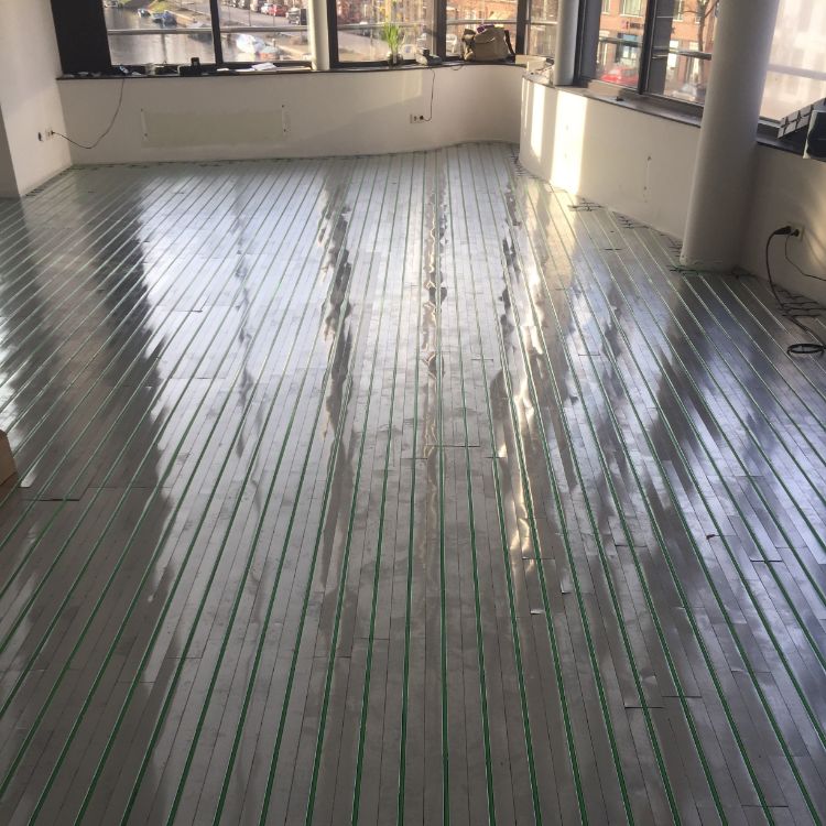 Vloerverwarming in appartement