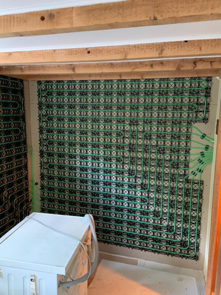 Wandverwarming van WARP Systems