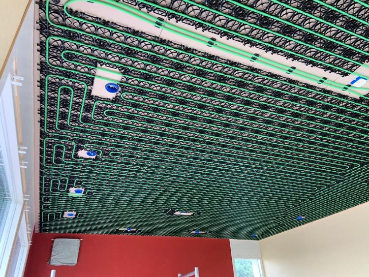 WARP Systems plafondverwarming SpeeTile systeem