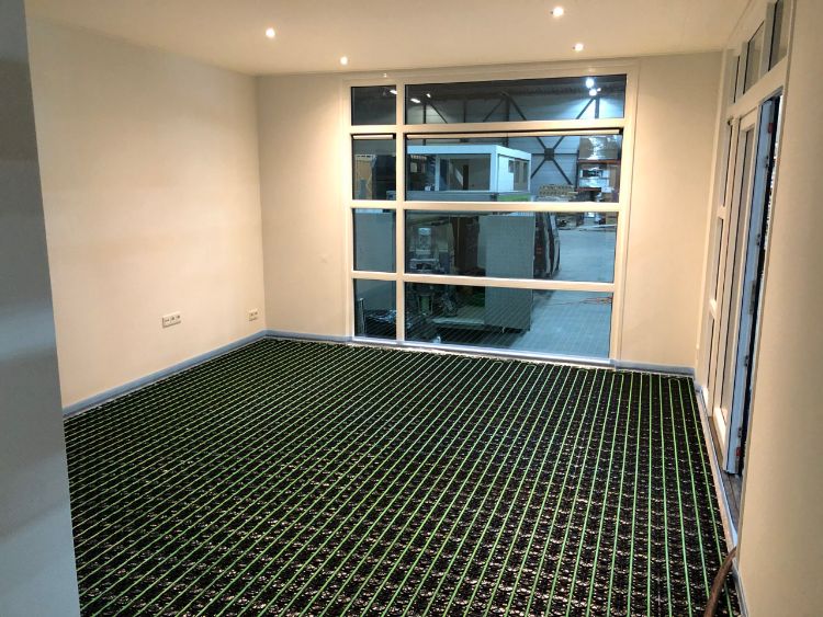 Vloerverwarming zonder vulmassa