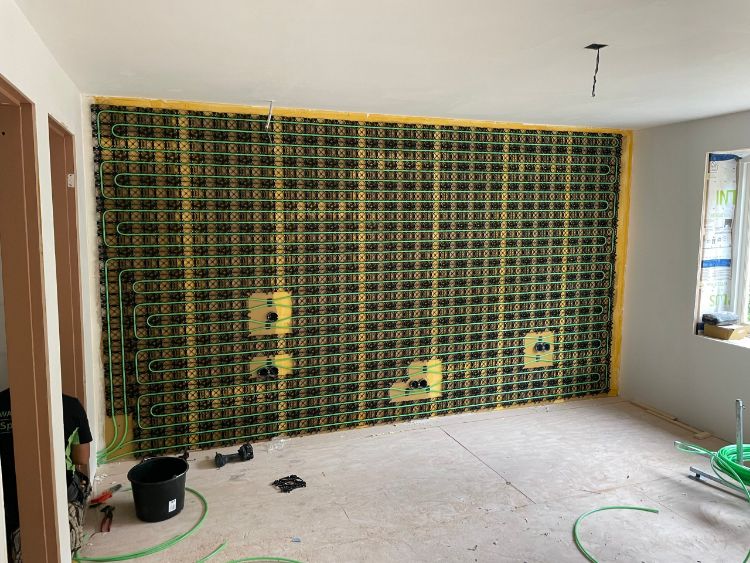 Wandverwarming van WARP Systems