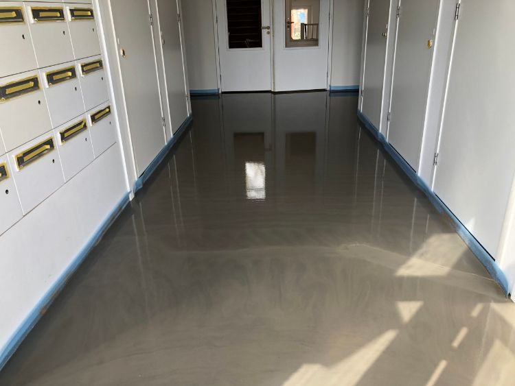 Vulmassa over vloerverwarming