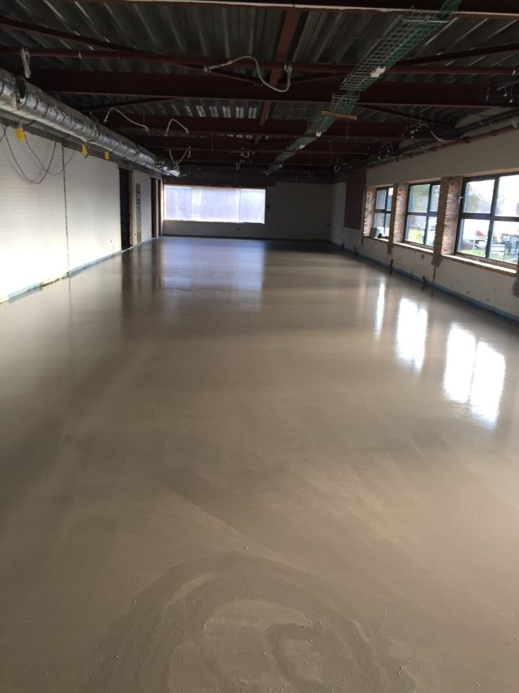 Vloerverwarming met vulmassa