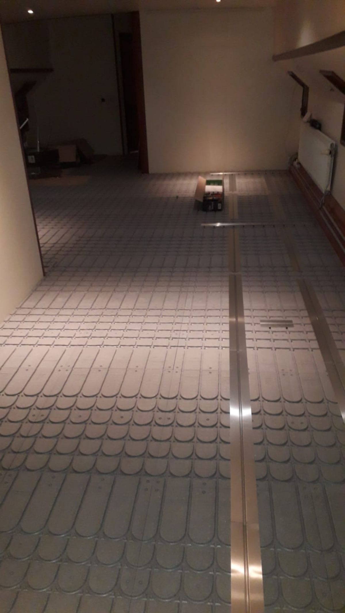 Vloerverwarming op houten vloer