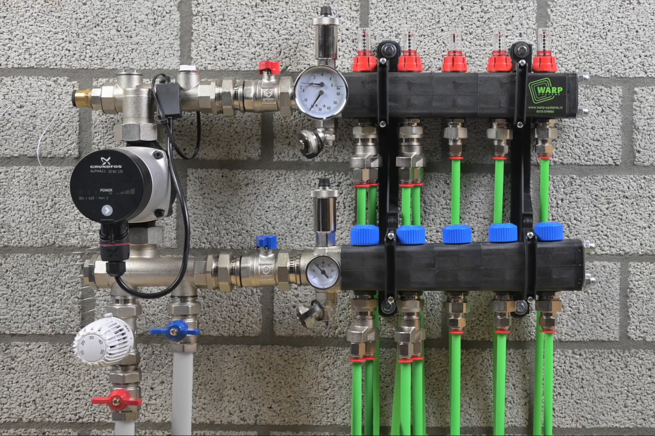 WARP Systems verdeler met pompunit