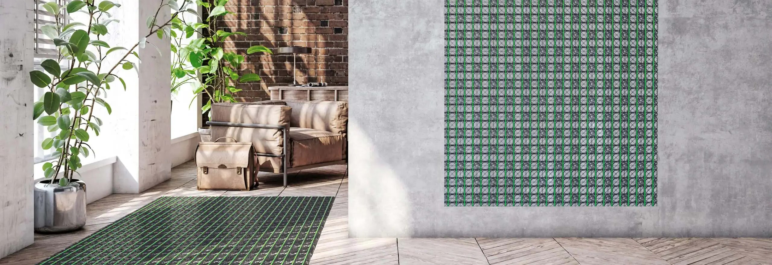 Wand en vloerverwarming van WARP Systems