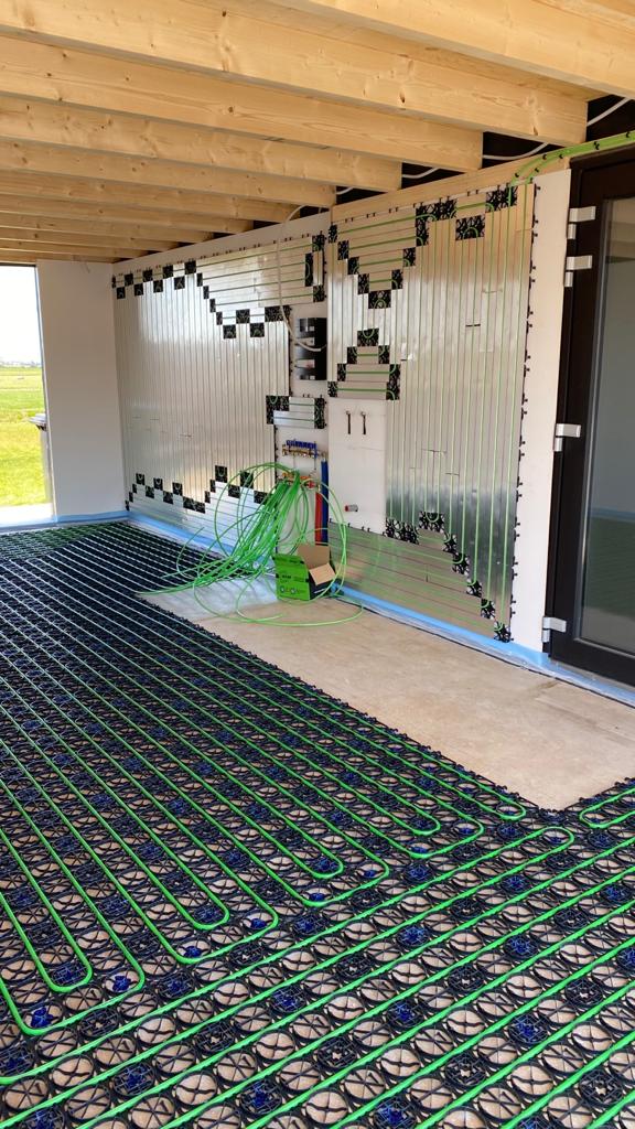 Wand en vloerverwarming van WARP Systems